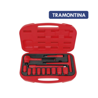 maletÍn con herramientas iec 1/2" 13 piezas tramontina 44335/213