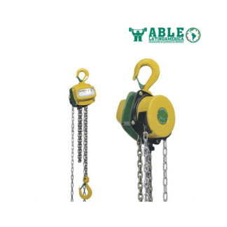 tecle manual 1.00ton (6.0 mm x 1), f.s = 3.0 cb ii/010/0 able
