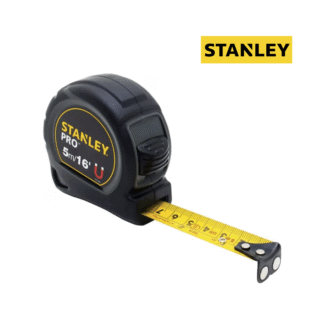 cinta metrica wincha stanley pro 5 metros punta imantada profesional 30 085